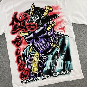 Warren‎ Lotas DJ SCREW T-Shirt size Small Chopped and Screwed Houston Texas Rap